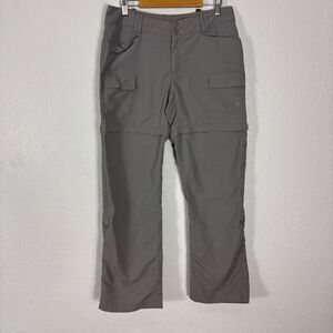 The North Face Women's Grey Convertible Pants, Capris, Shorts 3 in 1 Size 10